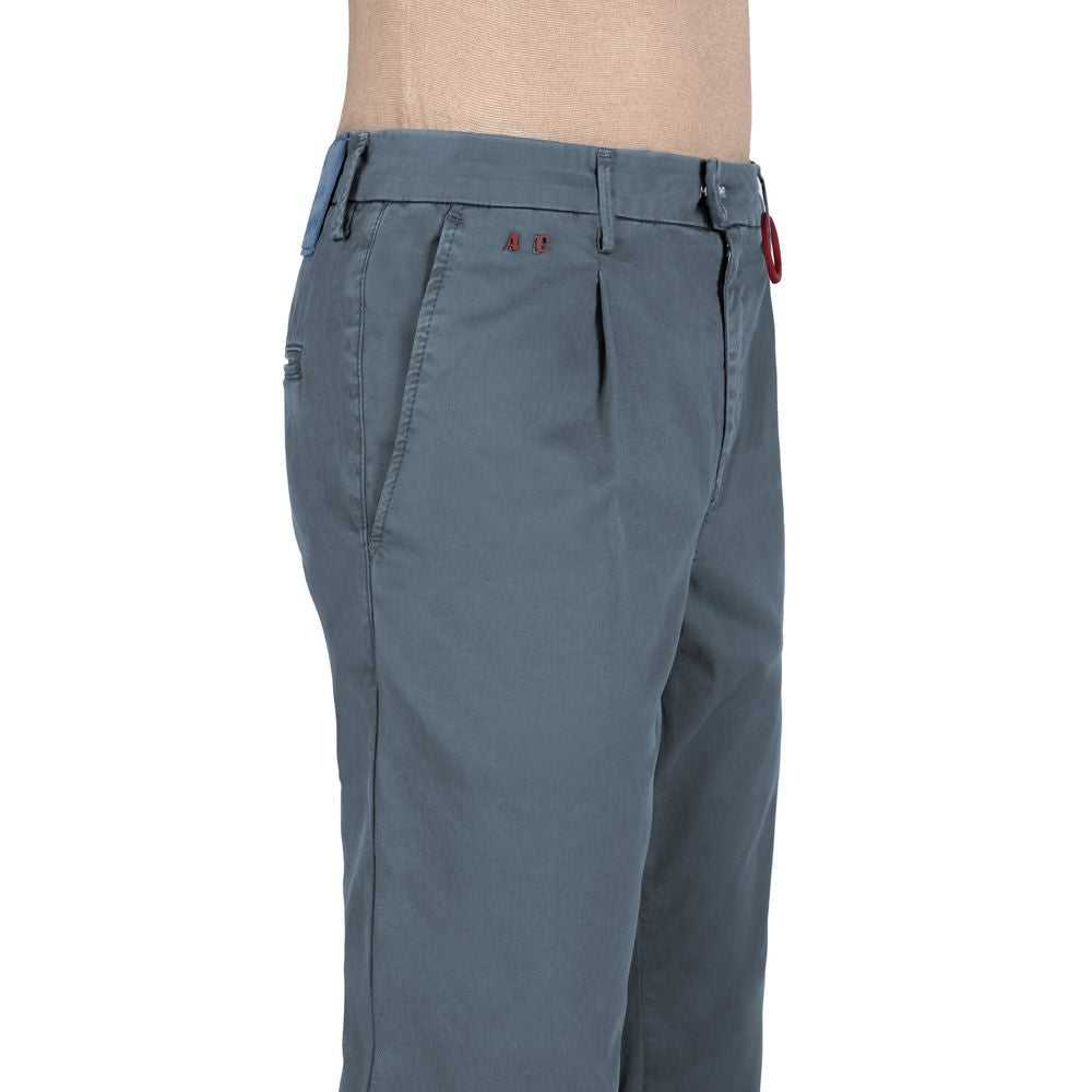 Tramarossa Light Blue Stretch Cotton Jeans for Elevated Style