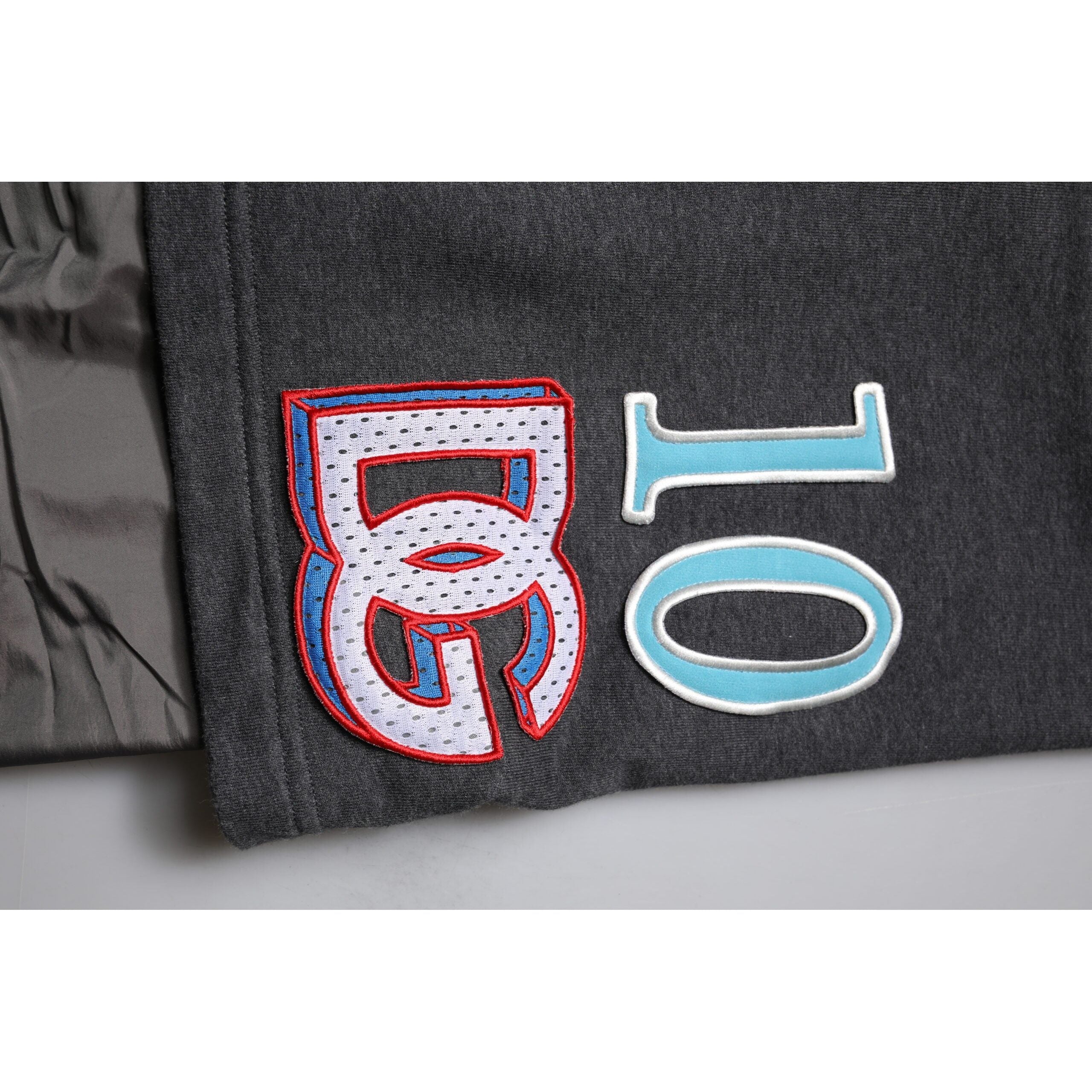 Dolce & Gabbana Dark Gray Cotton Layered Straight Sweatpants