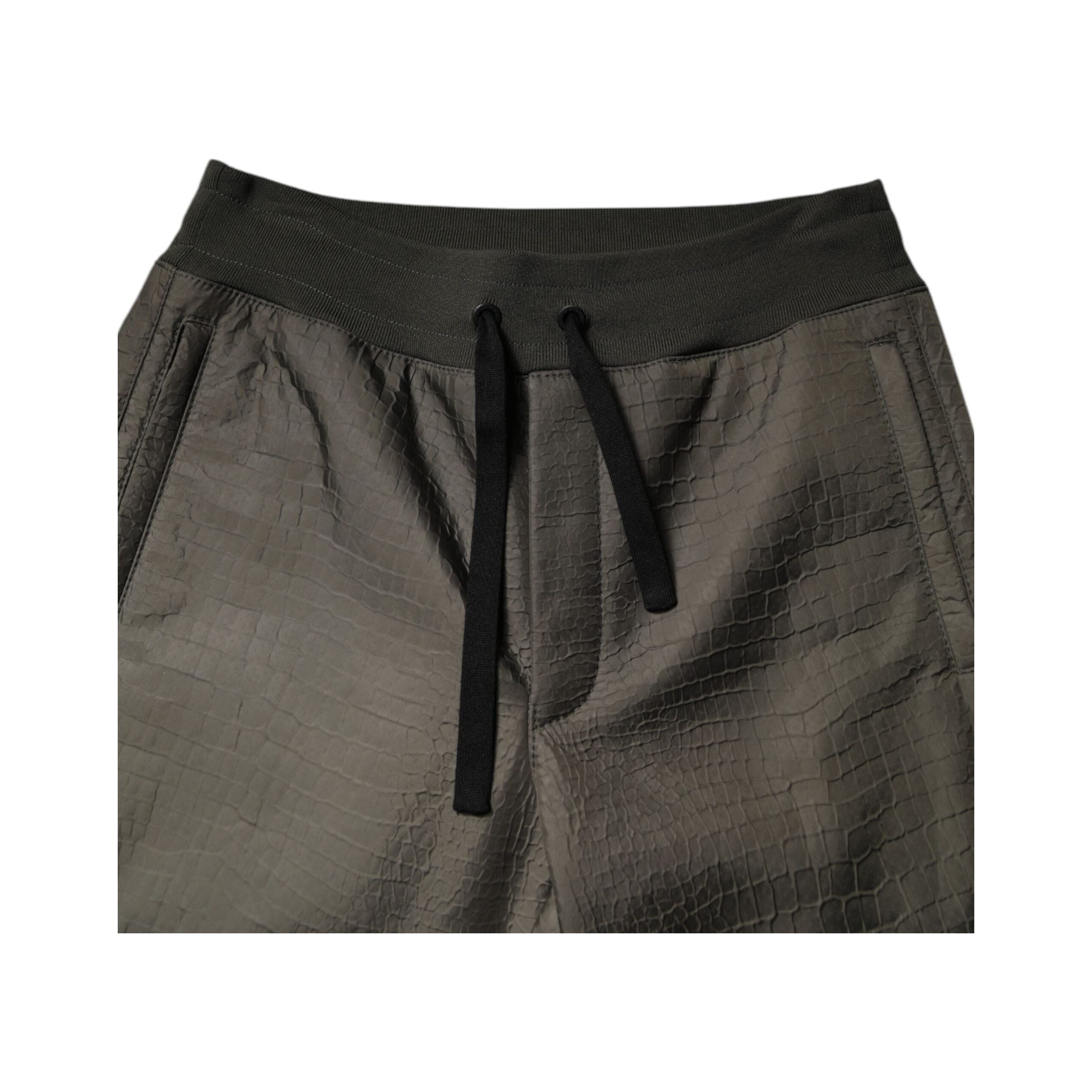 Dolce & Gabbana Brown Lambskin Leather Sweatpants Pants