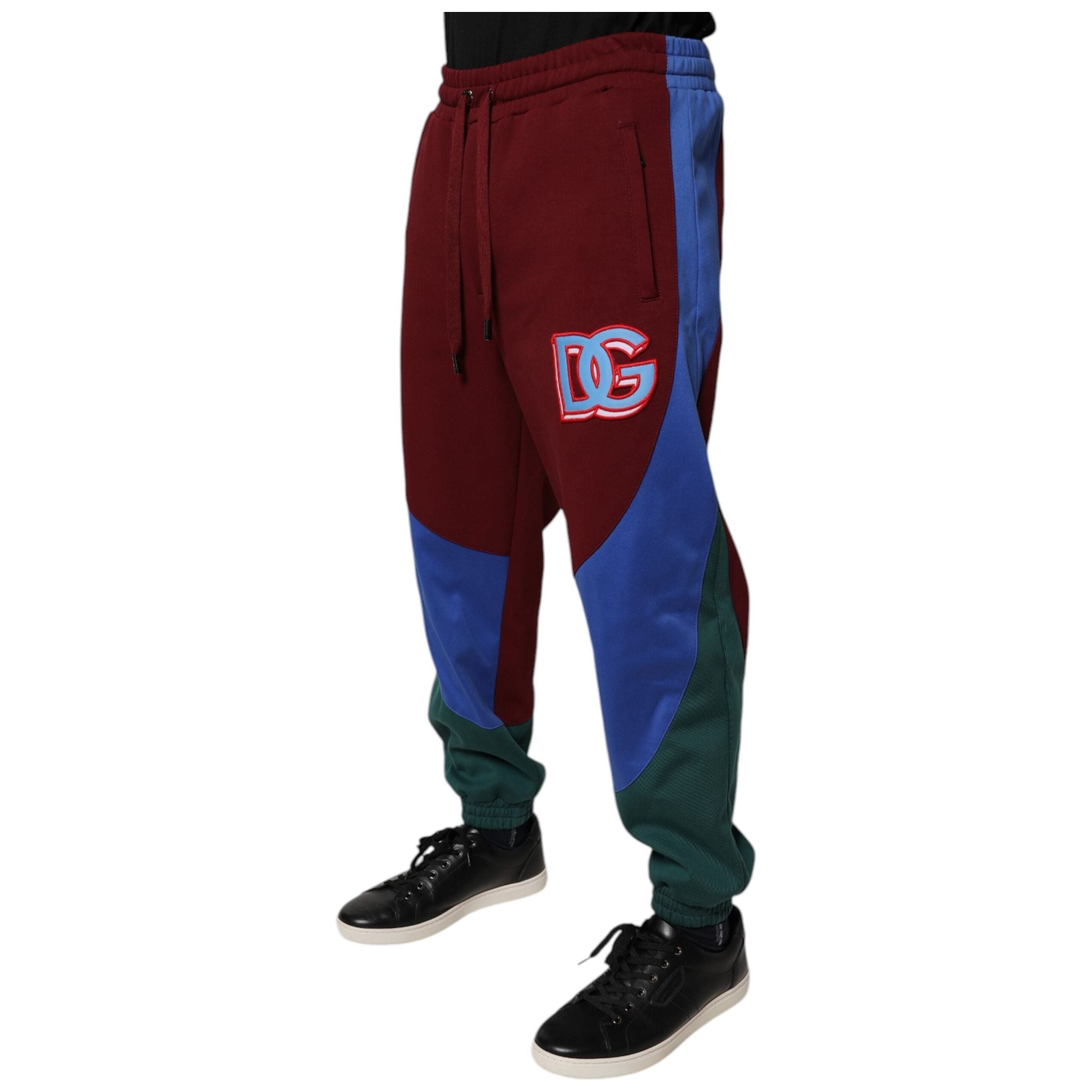 Dolce & Gabbana Multicolor Cotton Jogger Sweatpants