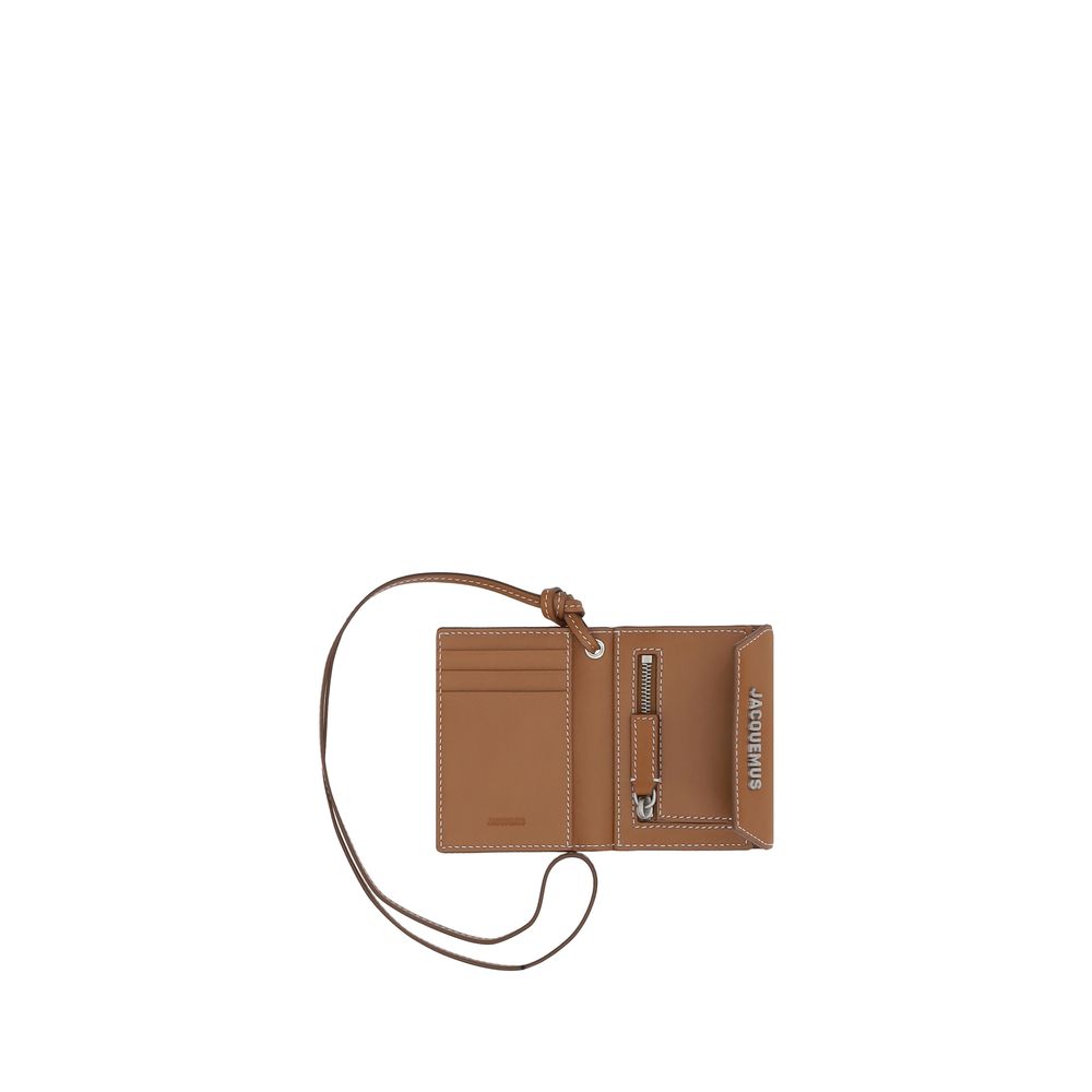 Le Porte Jacquemus Black Premium Leather Wallet
