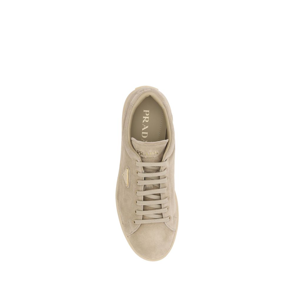 Prada Beige Suede Sneakers: Effortless Luxury and Timeless Style