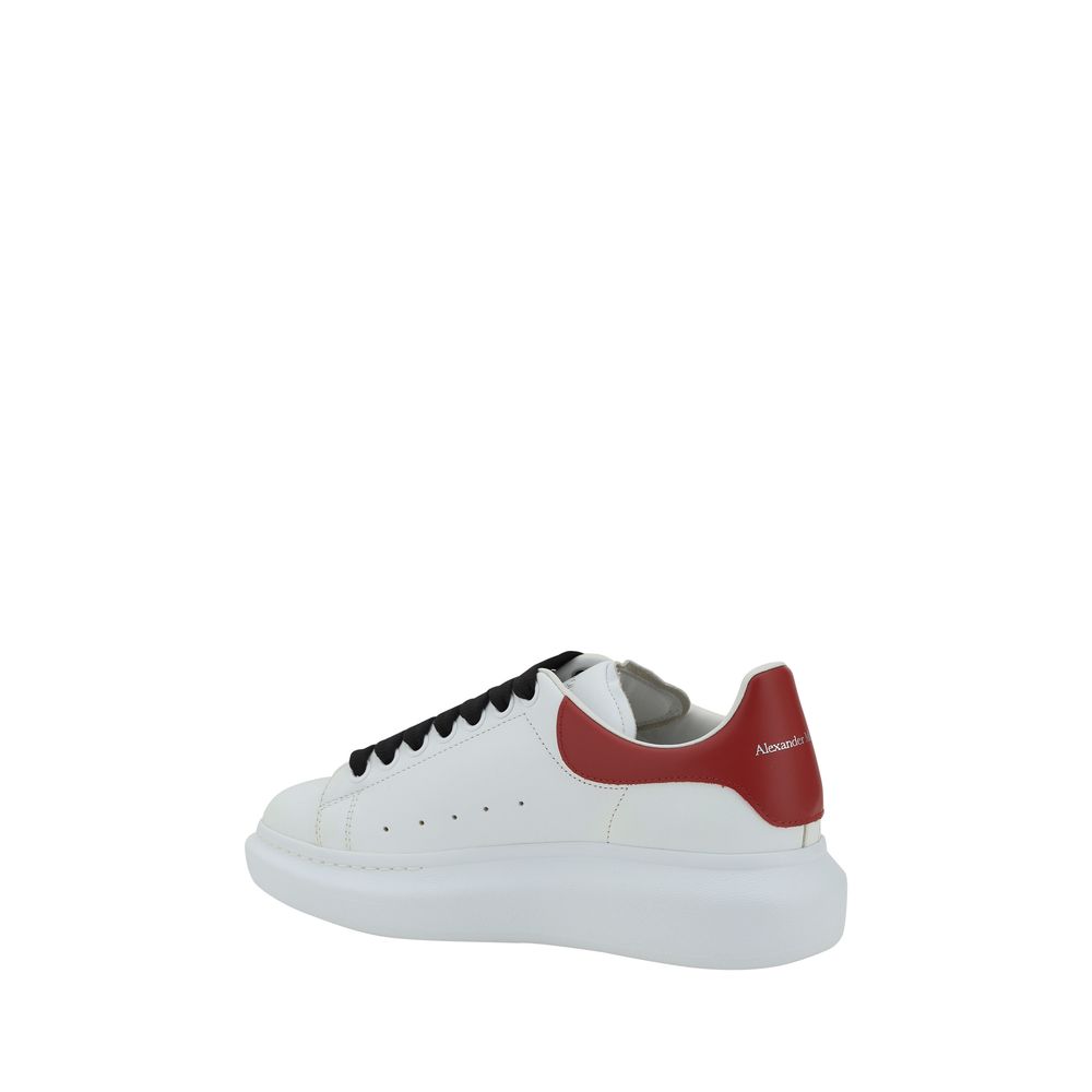 Alexander McQueen White Leather Sneakers for Elevated Style