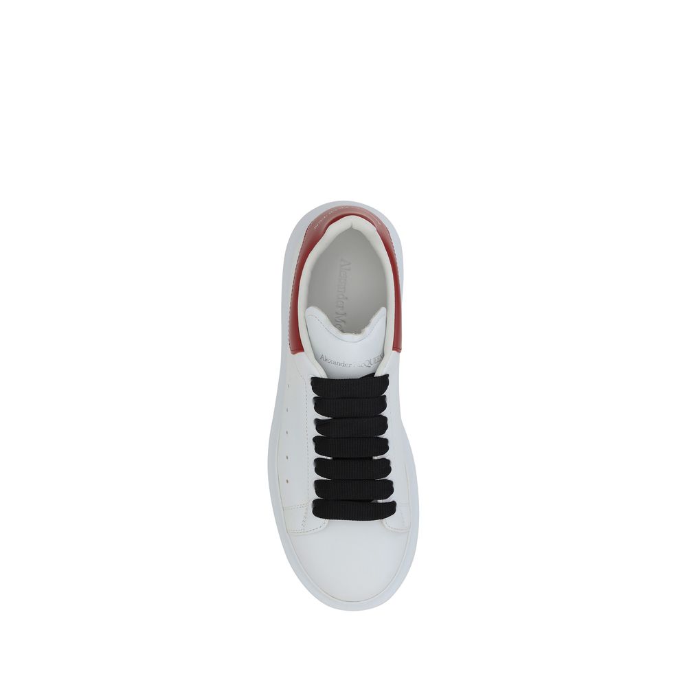 Alexander McQueen White Leather Sneakers for Elevated Style