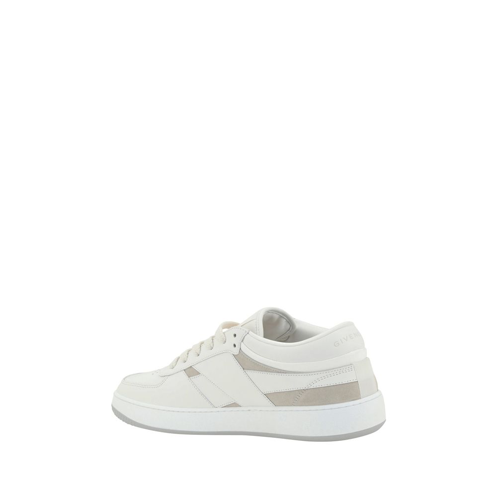 Givenchy Grey Premium Suede and Leather Sneakers