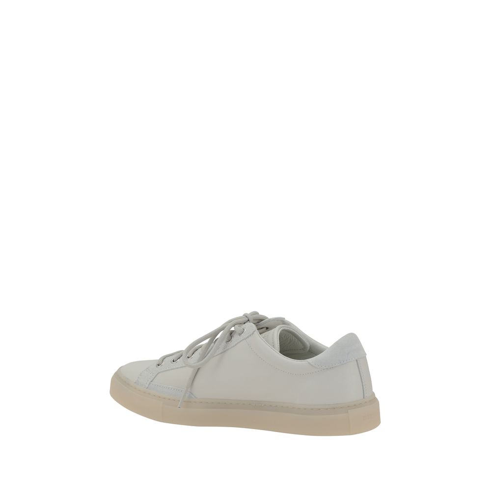 Diemme White Leather Veneto Sneakers: Luxurious Leather Elegance