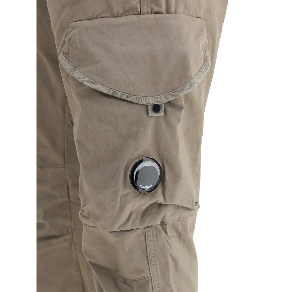 C.P. Company Black Cotton CARGO PANTS - Elevated Style and Functionality