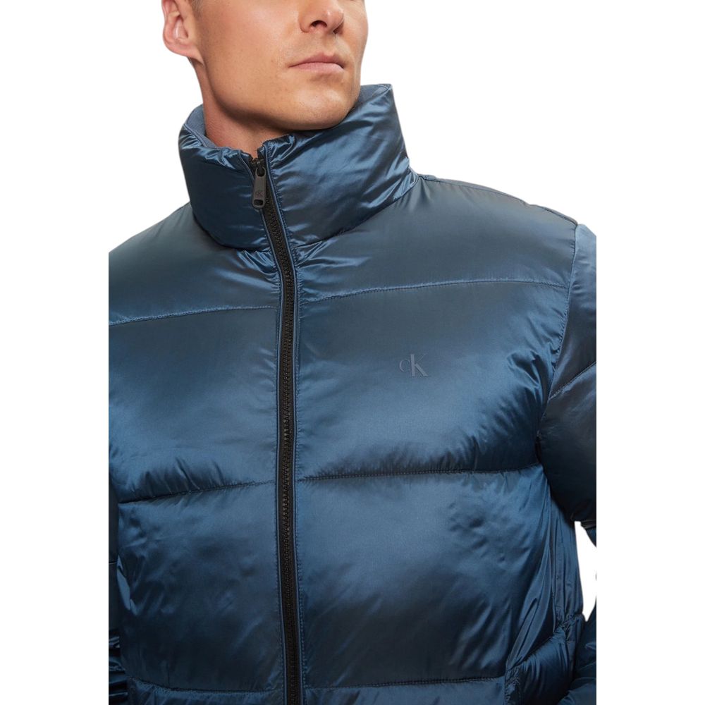 Calvin Klein Jeans Blue Recycled Fabric Jacket