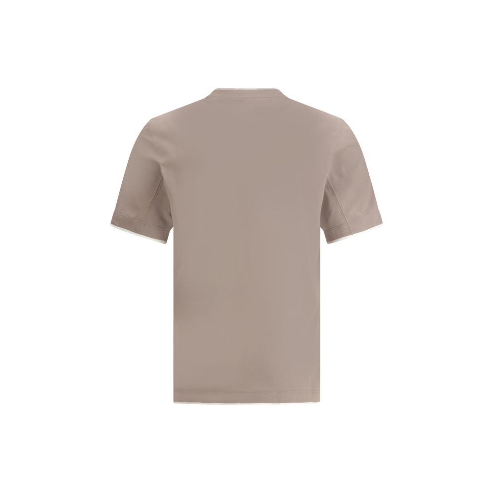 Brunello Cucinelli White Luxurious Cotton T-Shirt