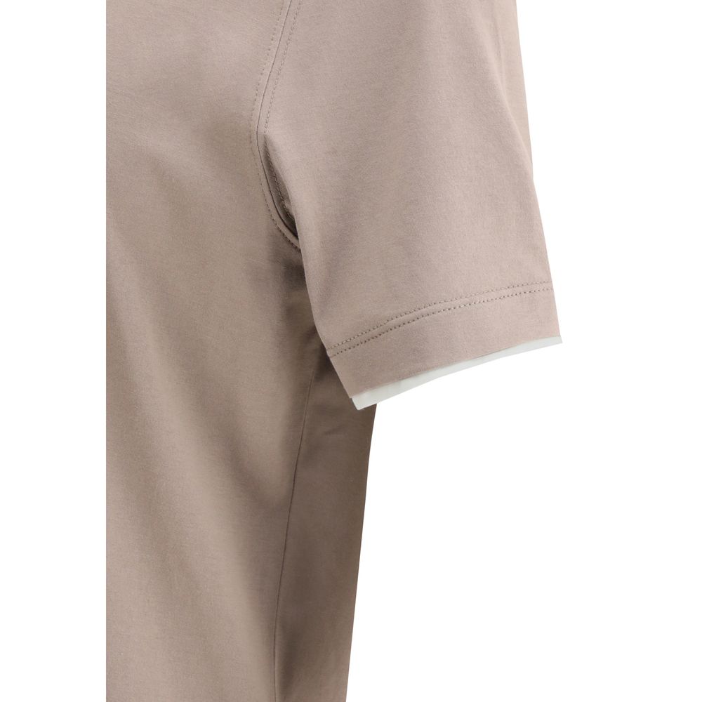 Brunello Cucinelli White Luxurious Cotton T-Shirt