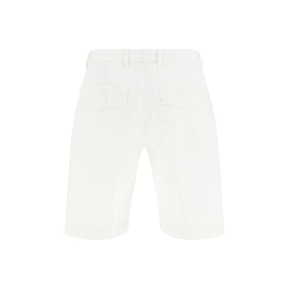 ZEGNA Navy Luxurious Cotton Shorts Crafted for Comfort