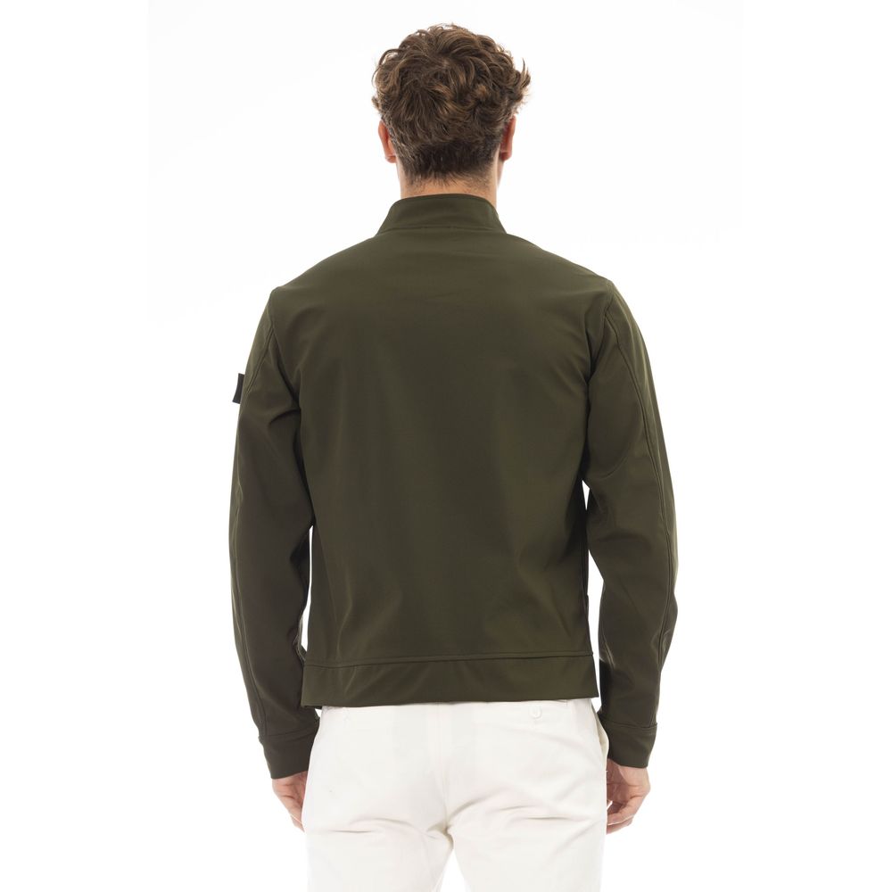Baldinini Green Other Fibres Jacket for Timeless Elegance