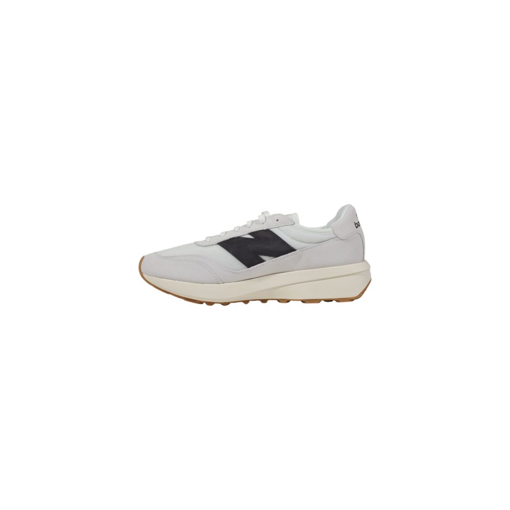 New Balance White Suede Leather Sneaker for Elevated Style