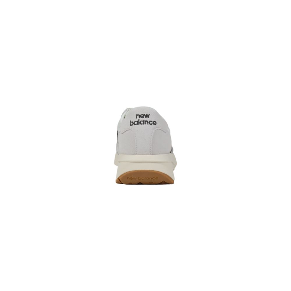 New Balance White Suede Leather Sneaker for Elevated Style