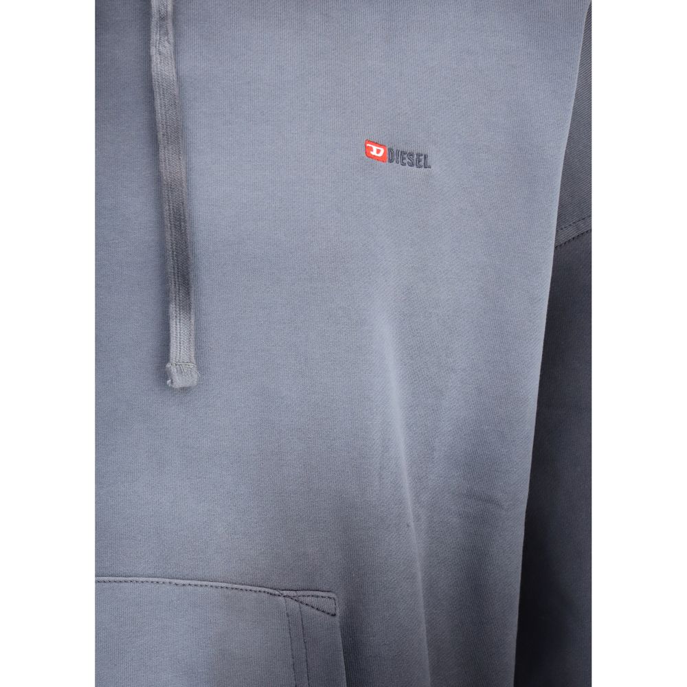 Diesel Grey Premium Cotton S-Rob-Hood-R2 Hoodie