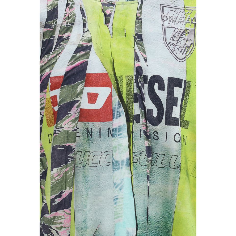 Diesel White Cotton T-boxt-r13 T-Shirt - Contemporary Statement Piece