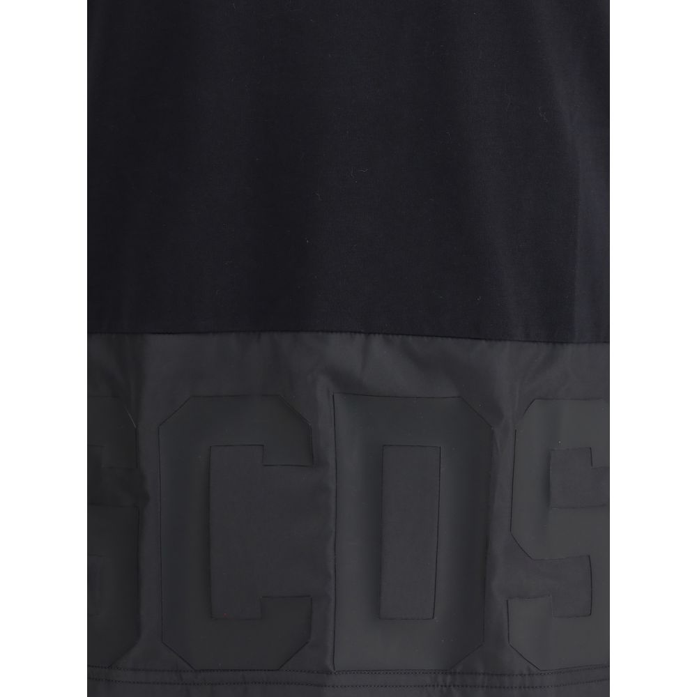 GCDS White Premium Cotton T-Shirt with Iconic Design