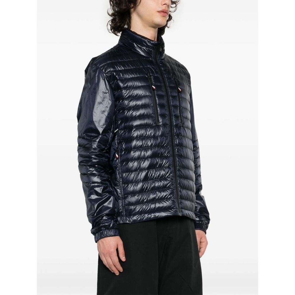 Moncler Blue Down Jacket - Elegant Alpine Outerwear Statement