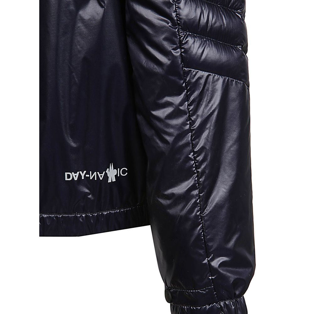 Moncler Blue Down Jacket - Elegant Alpine Outerwear Statement