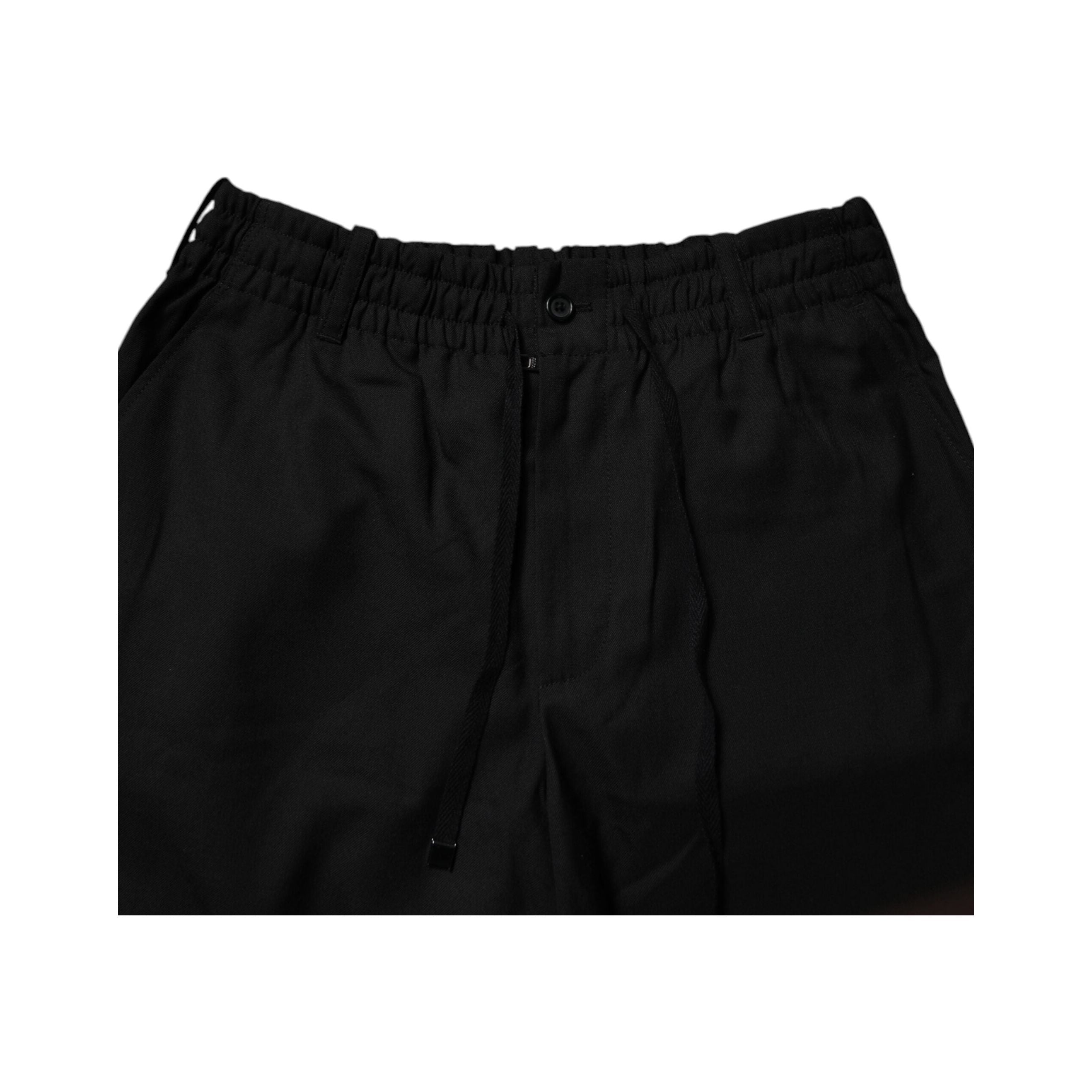 Dolce & Gabbana Black Virgin Wool Cropped Pants