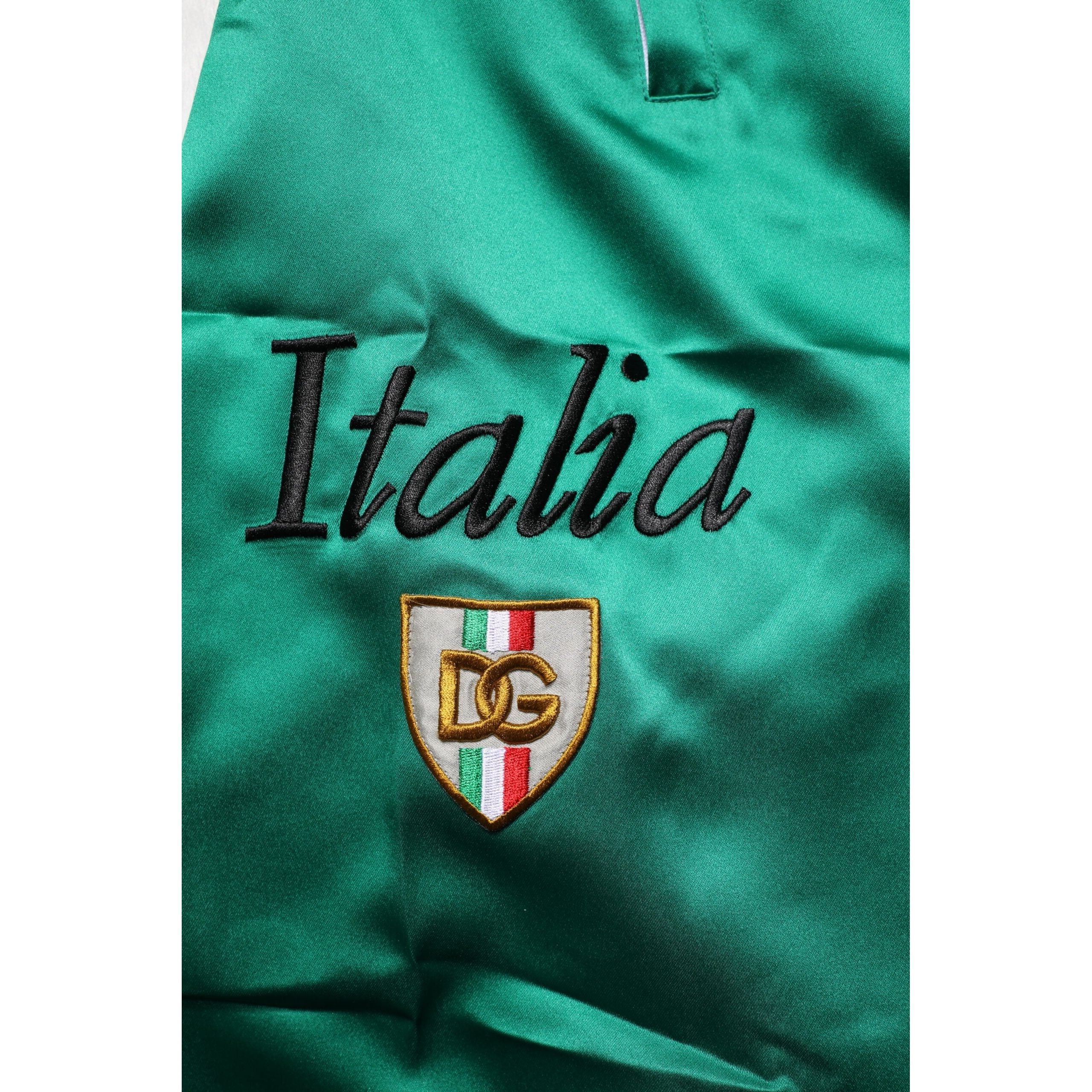 Dolce & Gabbana Multicolor Cotton Italia Bermuda Shorts