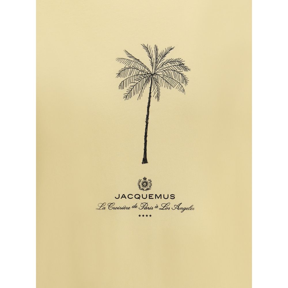 Jacquemus White Cotton T-Shirt for Contemporary Elegance