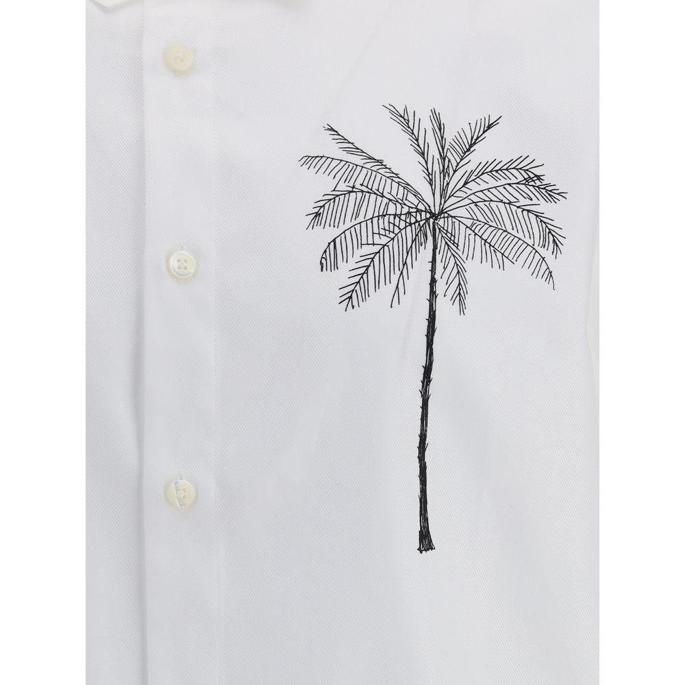 Jacquemus White Cotton La Chemise Simon Shirt - Contemporary Elegance