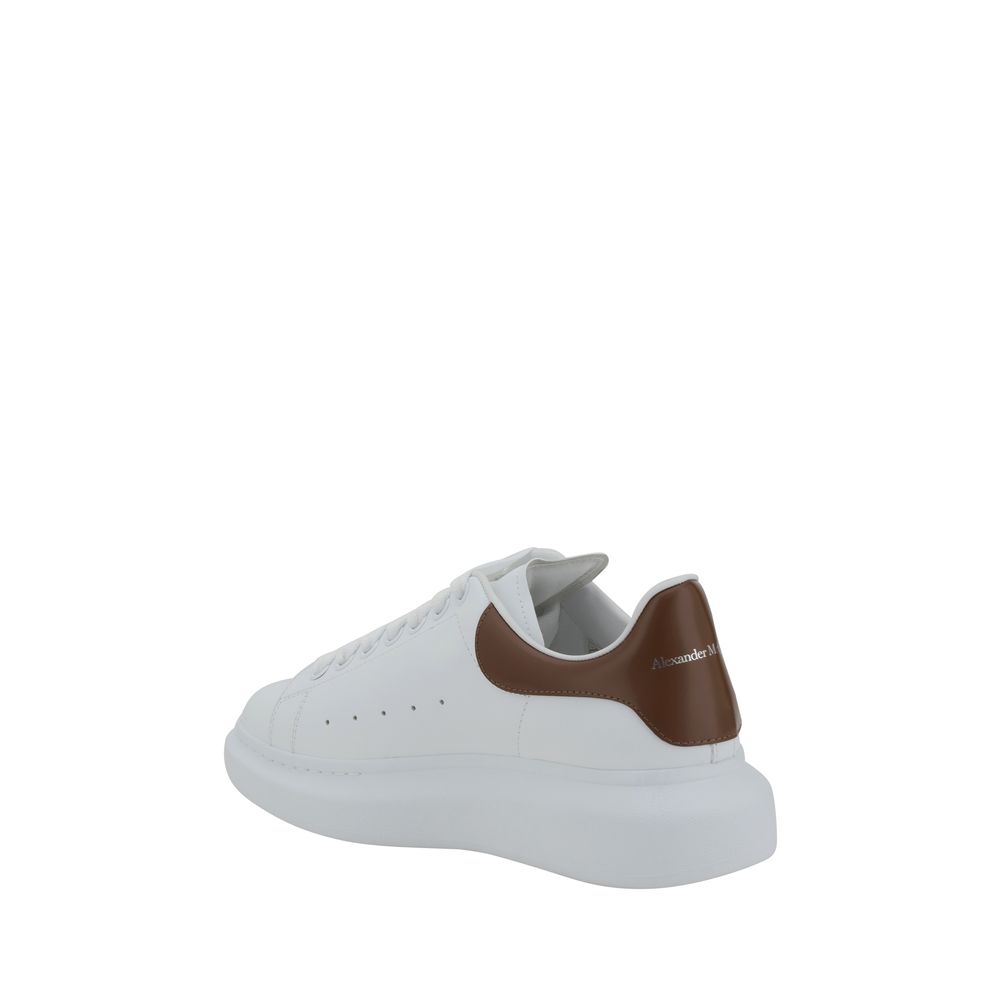 Alexander McQueen White Leather Sneakers for Elevated Style