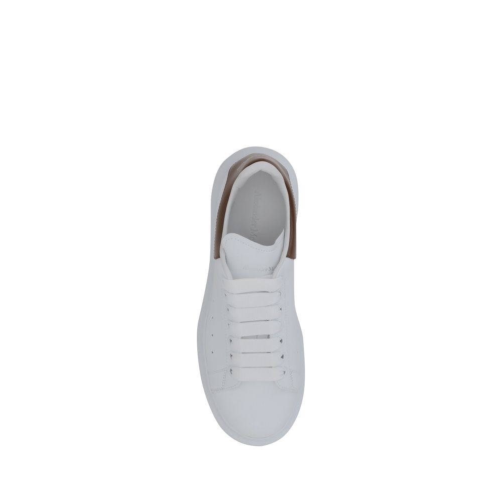 Alexander McQueen White Leather Sneakers for Elevated Style