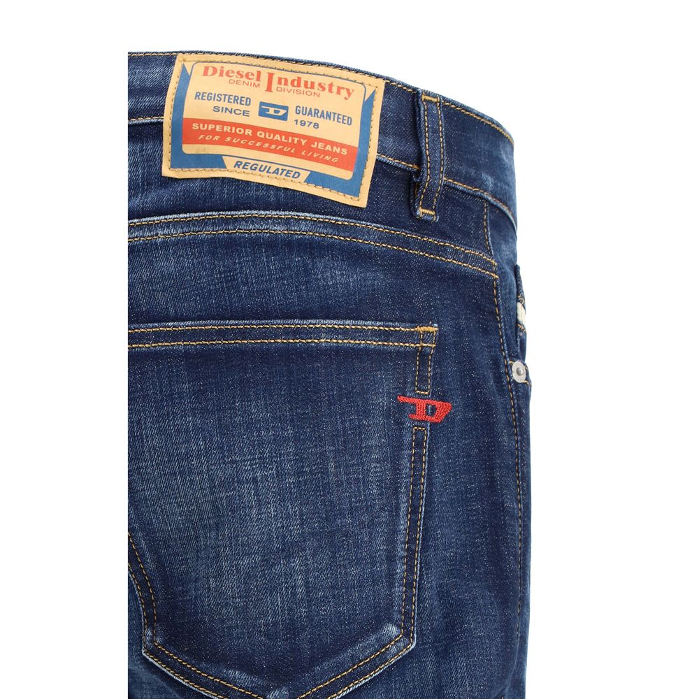 Diesel Blue Denim D-Strukt Jeans for Effortless Elegance