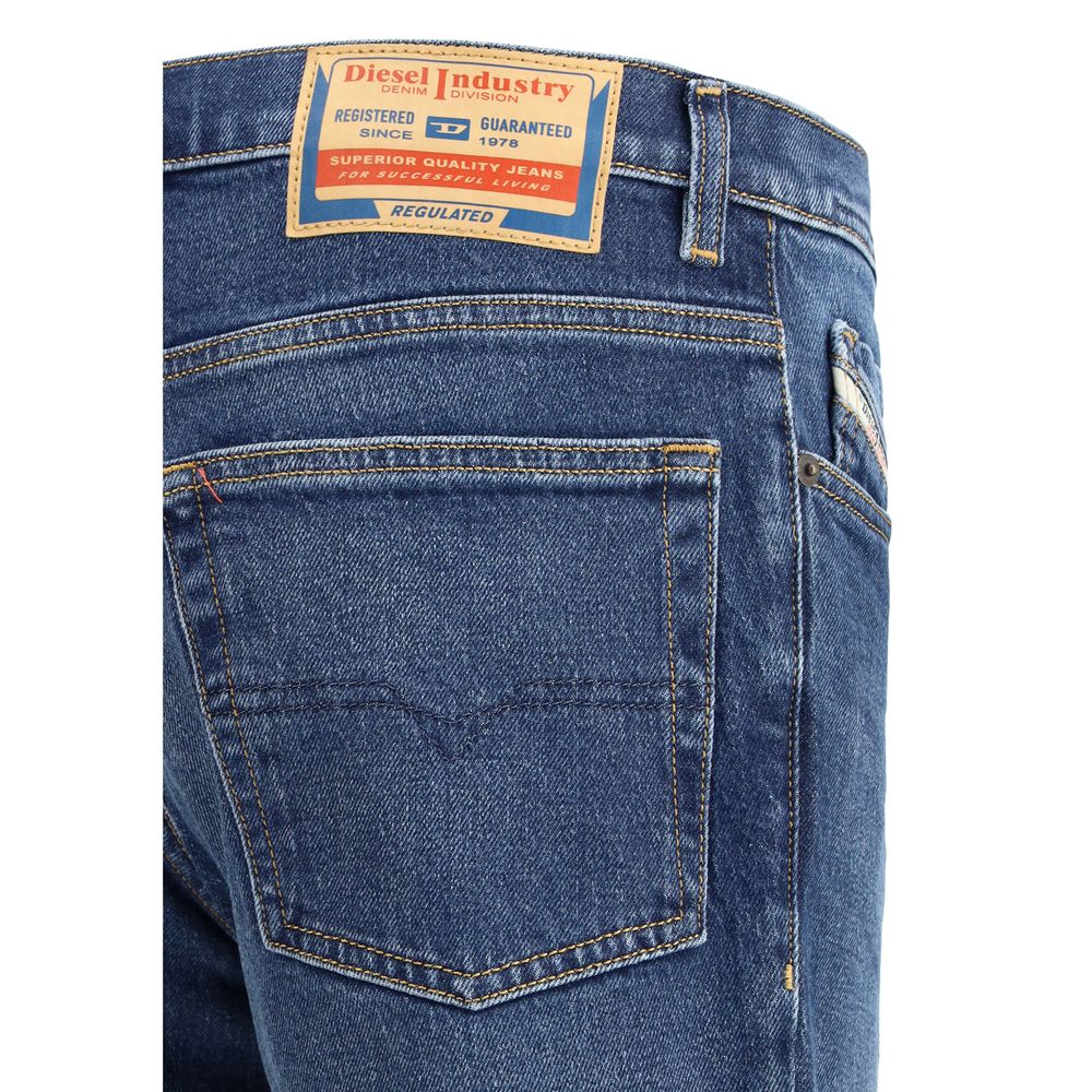 Diesel Blue Denim Jeans for Timeless Elegance