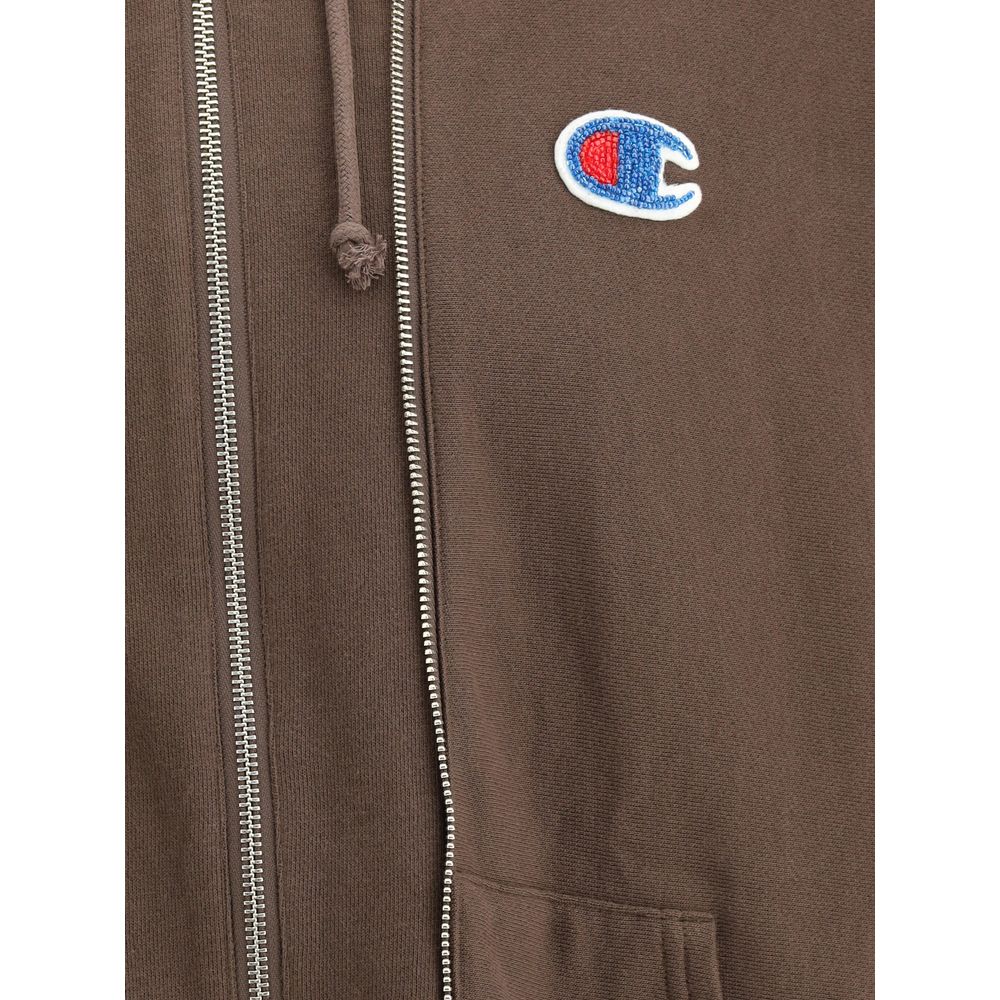Undercover Black Cotton Hoodie with Double Zipper for Modern Elegance