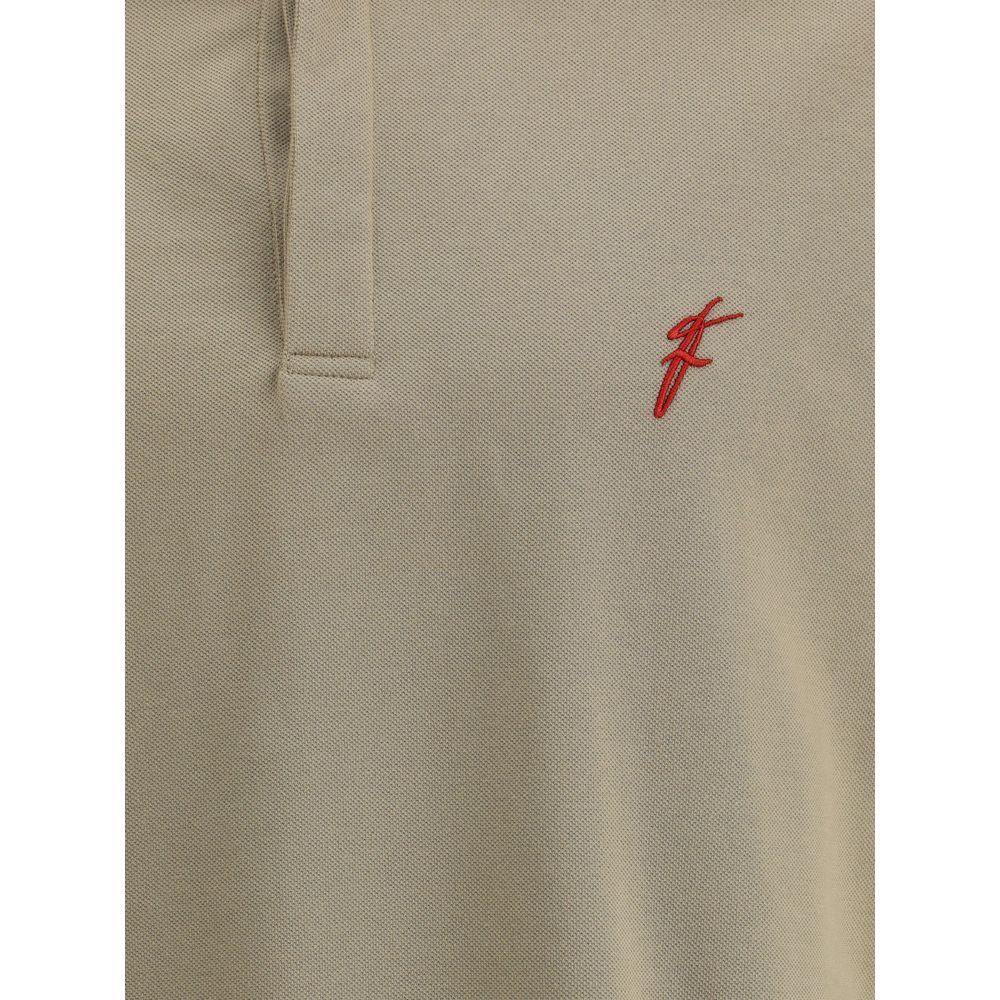 Ferragamo Navy Premium Cotton Polo Shirt in Classic Style