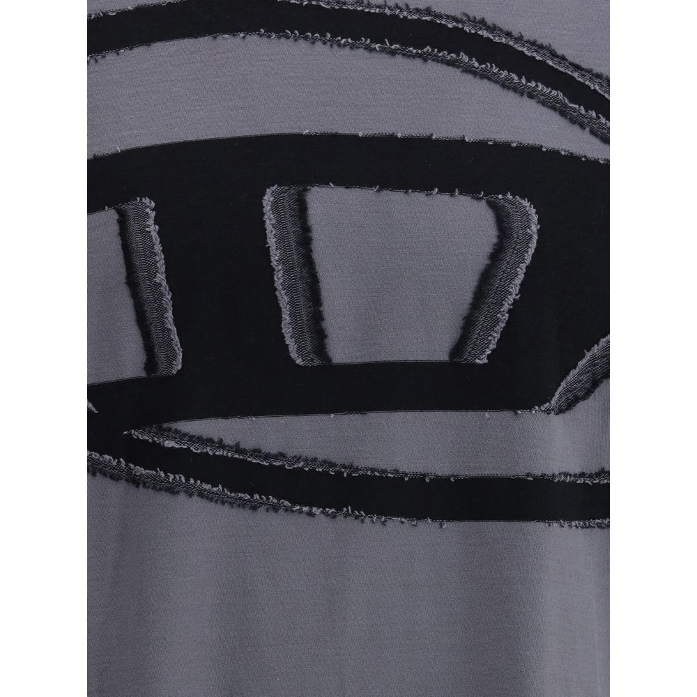 Diesel White Premium Cotton T-Shirt with Iconic Branding