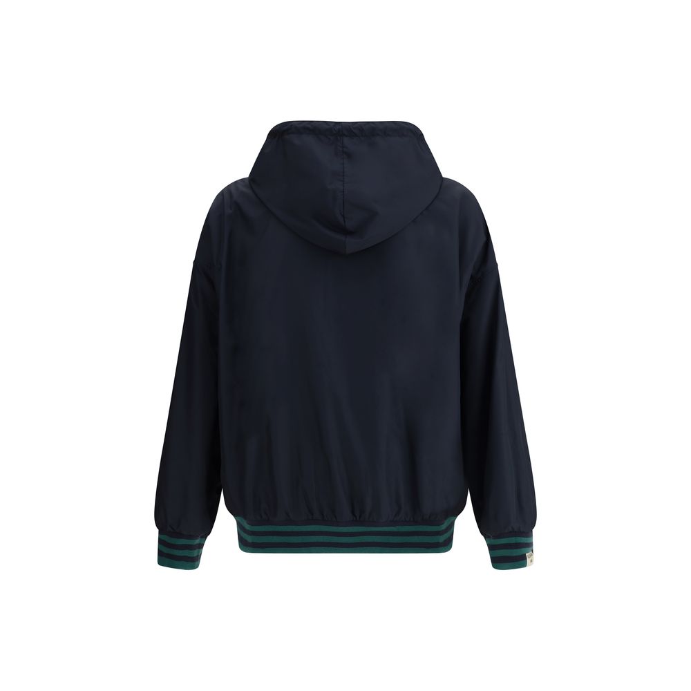 Golden Goose Grey Cotton Reversible Hoodie Jacket