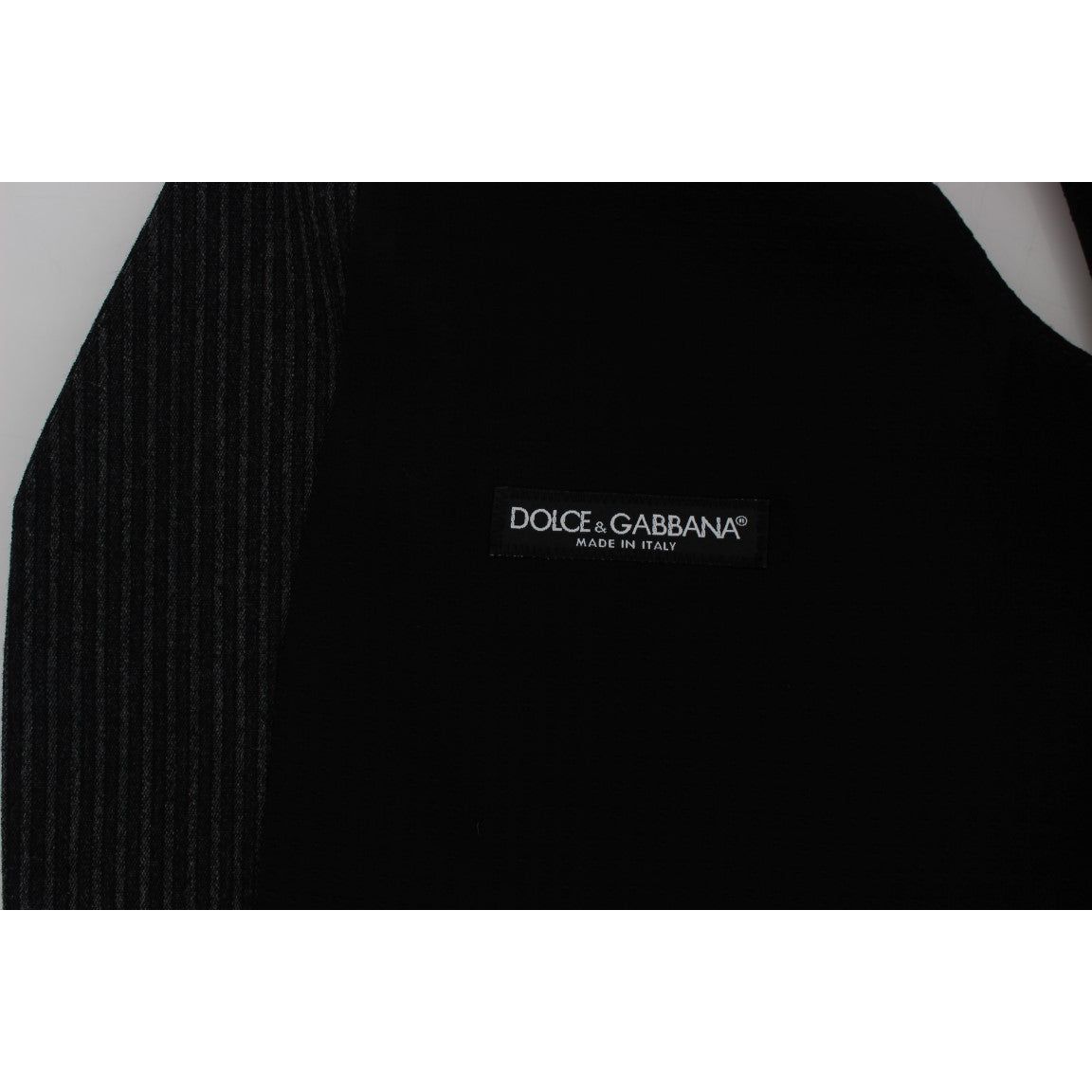 Dolce & Gabbana Gray Wool Vest for Luxury Style