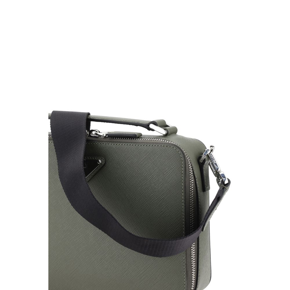 Prada Black Leather Shoulder Bag: Timeless Elegance Redefined