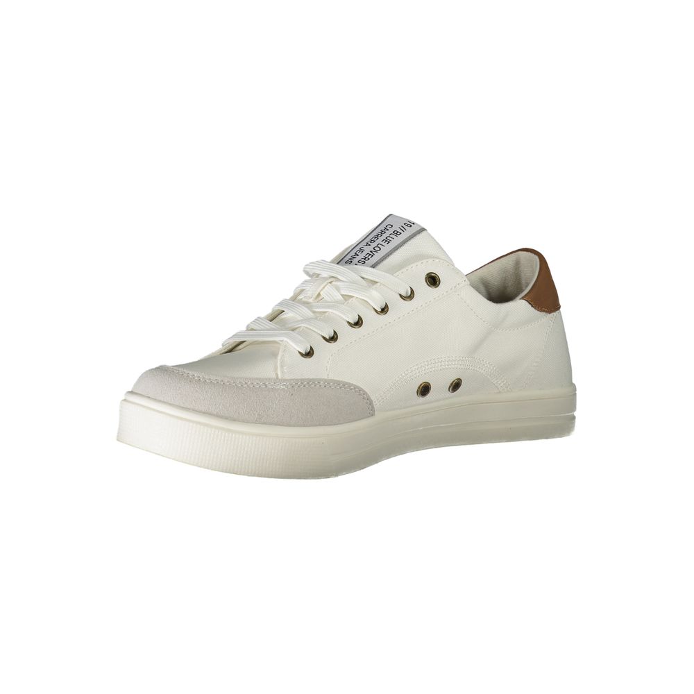 Carrera White Leather Sneaker - Elevated Sophistication Redefined