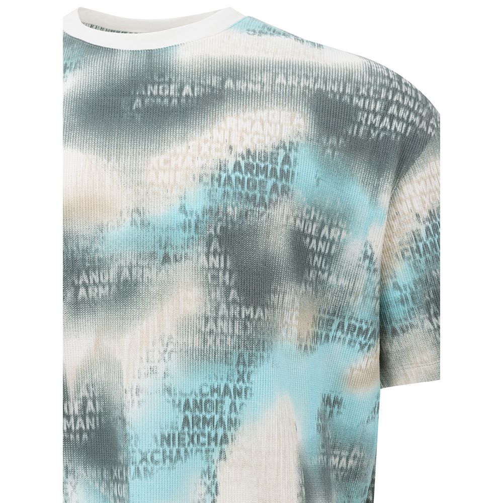 Armani Exchange Multicolor Cotton T-Shirt for Elevated Style