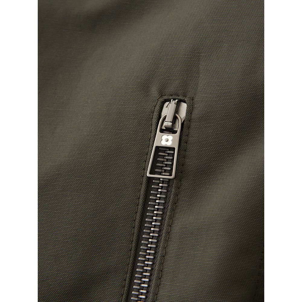 Lardini Green Cotton Jacket for Elevated Outerwear Style