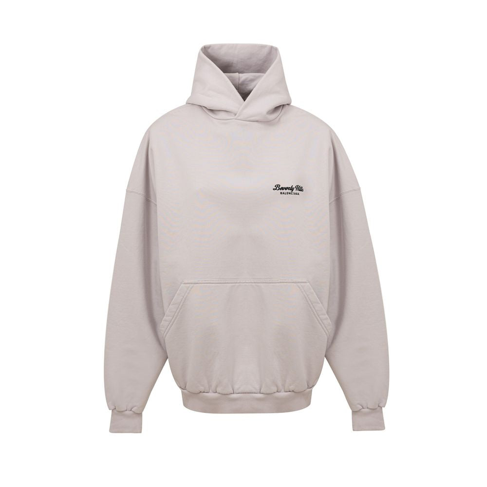 Balenciaga Gray Cotton Sweater for Elevated Wardrobe Essentials