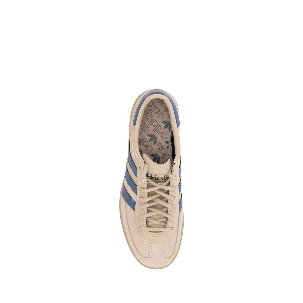 Adidas White Leather Handball Spezial Sneakers: Timeless Sophistication in Every Step