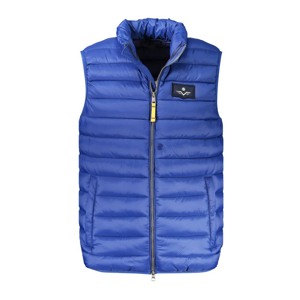 Armata Di Mare Blue Cotton Jacket with Signature Detailing