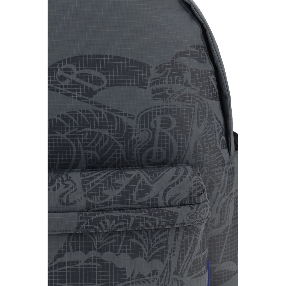 Burberry Red Nylon Windbreaker Backpack - Timeless Luxury Redefined