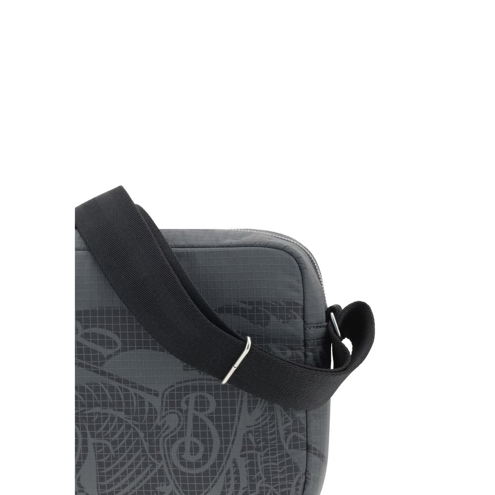 Burberry Black Nylon Windbreaker Shoulder Bag for Effortless Elegance