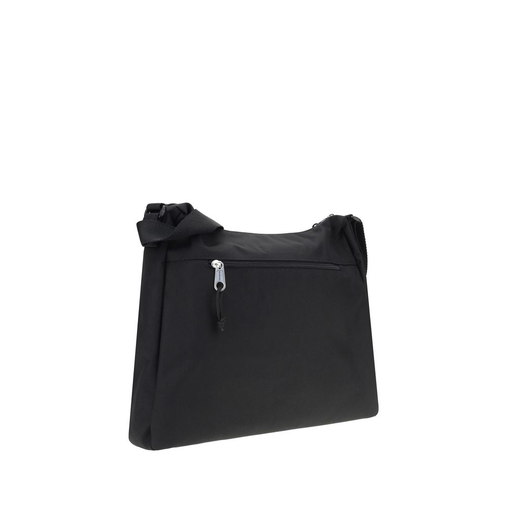 Balenciaga Black Leather Hobo Explorer Shoulder Bag