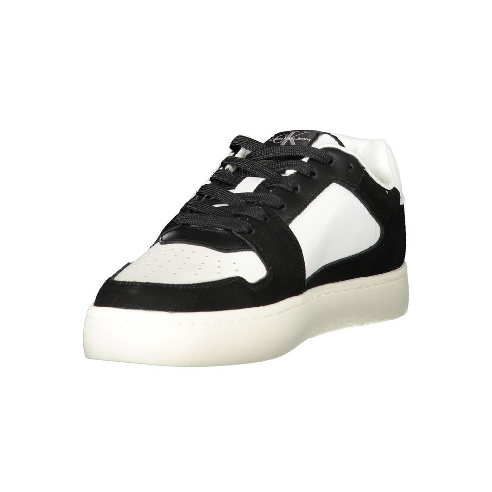 Calvin Klein White Leather Sneaker for Effortless Style