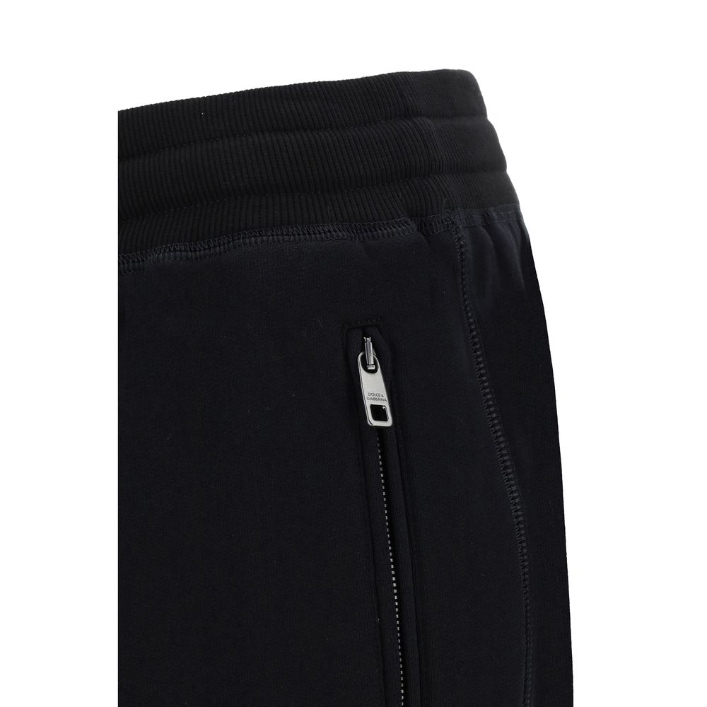 Dolce & Gabbana Grey Cotton Blend Sweatpants