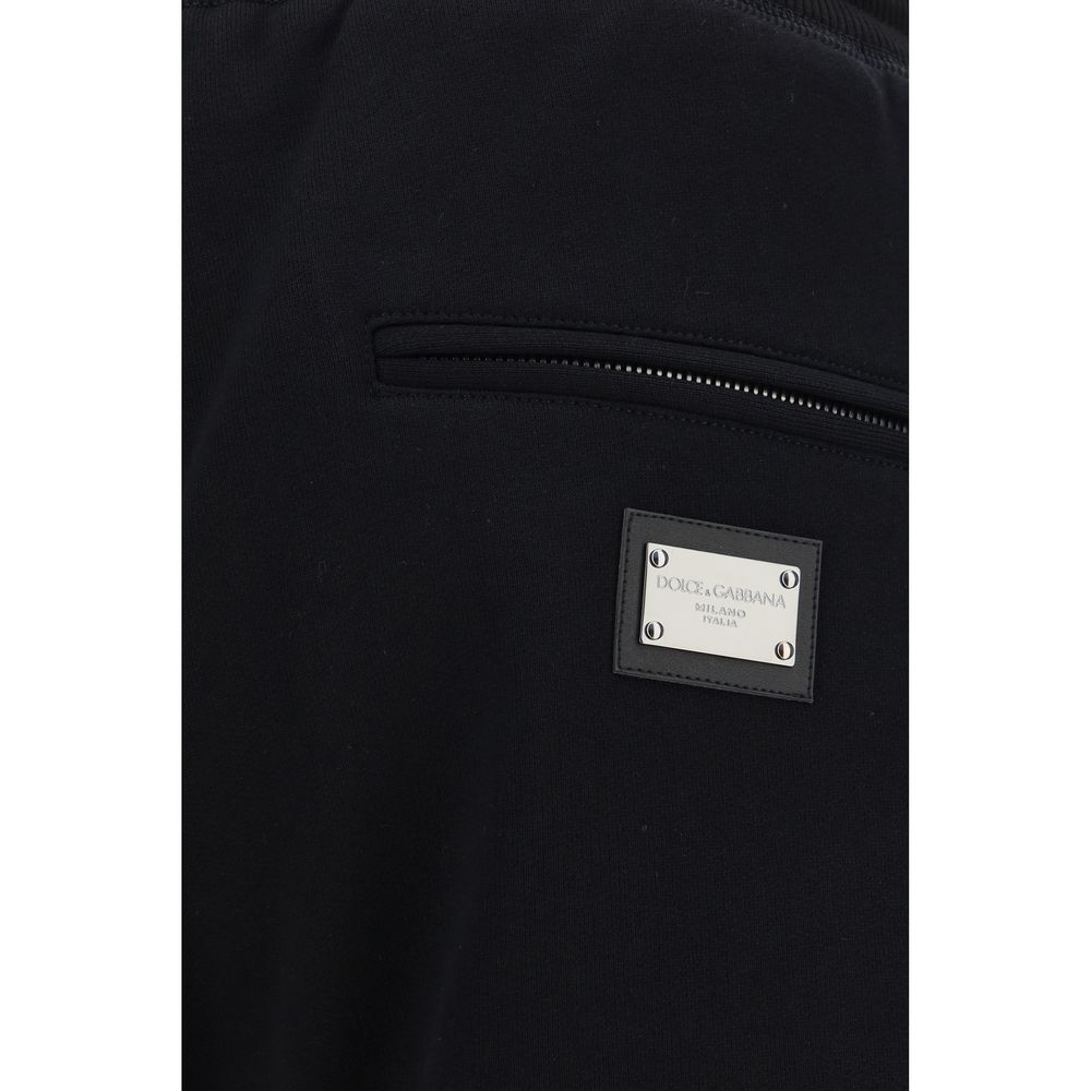 Dolce & Gabbana Grey Cotton Blend Sweatpants