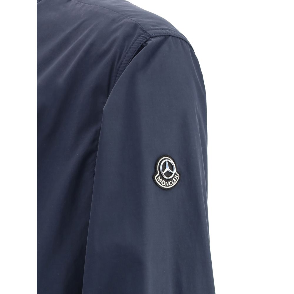Moncler Black Nylon Bomber Jacket
